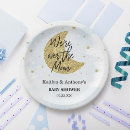 Suche nach mond und sterne teller Babyparty
