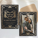 Suche nach gothic hochzeit einladungen Schwarz