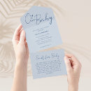 Suche nach babyparty einladungen Staubblau
