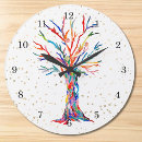 Suche nach regenbogenfarben wanduhren Modern