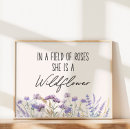 Suche nach lila wildblumen poster Für sie