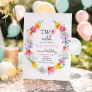 Suche nach gartengeburtstag einladungen Wildblume party