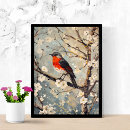 Suche nach weiße vögel poster Aquarell