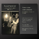 Suche nach saxophonisten visitenkarten Gold