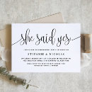 Suche nach she said yes einladungen Schwarz weiß