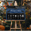 Suche nach halloween hochzeits poster Schwarz und weiß