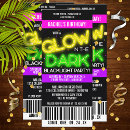 Suche nach glow in the dark einladungen Neon