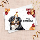 Suche nach bernese mountain dog karten Aquarell