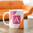 Suche nach farbige streifen tassen Mit monogramm
