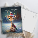 Suche nach niedliche giraffe poster Santa claus