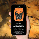 Suche nach halloween geburtstag einladungen Kürbislaterne
