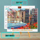 Suche nach amsterdam kanal postkarten Hausboot