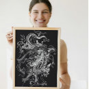 Suche nach weißer drache poster Vintag