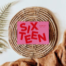 Suche nach rosa 16 party geburtstag einladungen Einfach