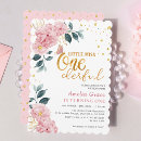 Suche nach 1 der mädchen geburtstag einladungen Rosa und gold