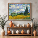 Suche nach weizenfeld mit zypressen poster Vincent van gogh