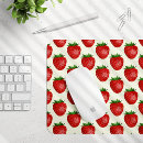 Suche nach rote erdbeere mousepads Für sie