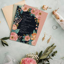 Suche nach rosa und marineblau einladungen Bride