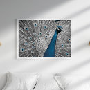 Suche nach silber poster Pfau