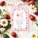Suche nach strawberry birthday einladungen Girl