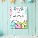 Suche nach monster party poster Junge