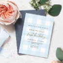 Suche nach baby geburtstag einladungen Gingham