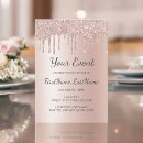 Suche nach gold glitzer einladungen Rosa