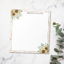 Suche nach sonnenblumen notizblock Rustikal