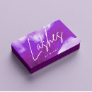 Suche nach eyelash extensions visitenkarten Lila