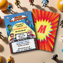 Suche nach superhero geburtstag einladungen Modern