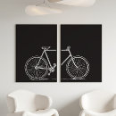 Suche nach fahrrad für zwei poster Modern