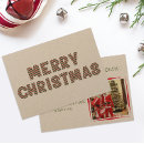 Suche nach kraftpapier fotokarten Weihnachtskarte