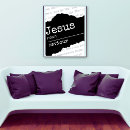 Suche nach jesus der retter poster Schwarz weiß