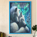 Suche nach weiße wölfe poster Wildnis