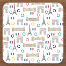 Suche nach paris untersetzer Französische flagge