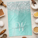 Suche nach türkis geschirr tücher Mit monogramm