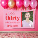 Suche nach dreißigster geburtstag banner Foto