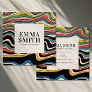 Suche nach retro regenbogen visitenkarten Cool