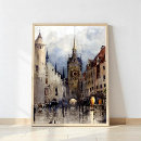 Suche nach straßenszenen poster Aquarell