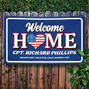 Suche nach zuhause banner Patriotisch