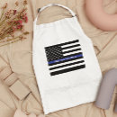 Suche nach polizisten schürzen Flagge