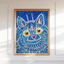 Suche nach vintage cat poster Katzenkunst