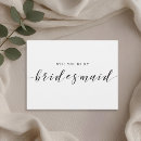 Suche nach willst du meine brautjungfer sein einladungen Minimalistisch