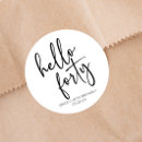 Suche nach geburtstag 40 aufkleber Minimalistisch