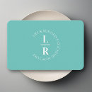 Suche nach türkis visitenkarten Monogramm