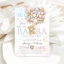 Suche nach gender reveal shower baby einladungen Blau oder rosa