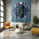 Suche nach moon phases poster Blau