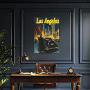Suche nach vintage los angeles poster Reiseplakat