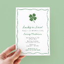 Suche nach st patricks day party einladungen Grün und weiß