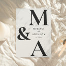 Suche nach minimalist hochzeits einladungen Monogramm